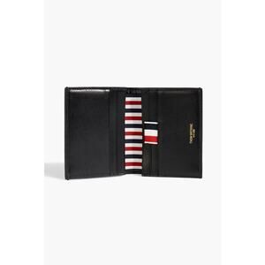 NWT $450 Thom Browne Leather Double Card Holder Wallet Sea Icon Embossed